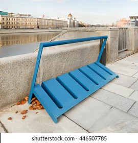 Empty Bike Rack.