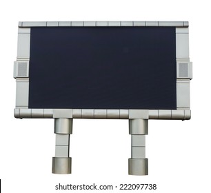 Empty Black Digital Billboard Screen For Advertising