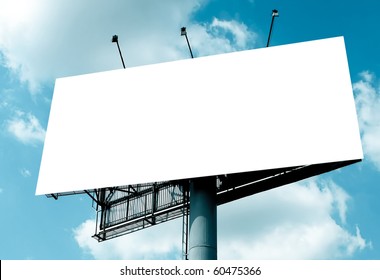 Empty Blank Billboard