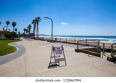 Empty Boardwalk In San Diego During Coronavirus Quarantine