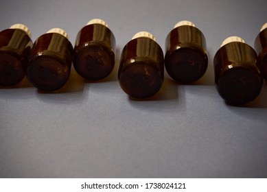 empty bottles, set without inscriptions, place for notes