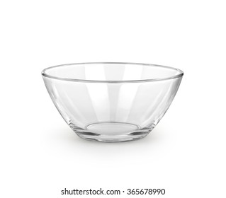 Empty Bowl Glass Isolated On White Stock Photo 365678990 | Shutterstock