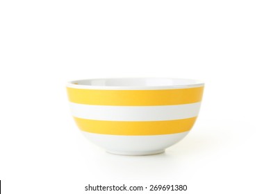 Empty Bowl Isolated On White
