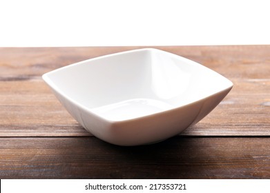 Empty Bowl On Table