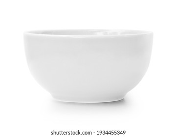 Empty Bowl On White Background