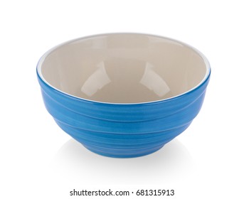 Empty Bowl On White Background