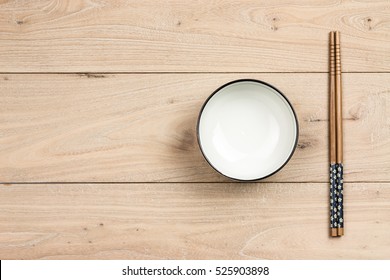 Empty Bowl In The Wood