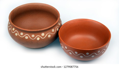 made of clay bowl