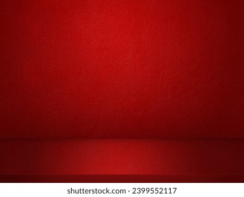 Empty bright red studio background, product display with copy space for displaying content design. Banner for product advertising - Powered by Shutterstock
