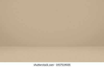 Empty brown color texture pattern cement wall studio background. Used for presentation cosmetic nature products for sale online.