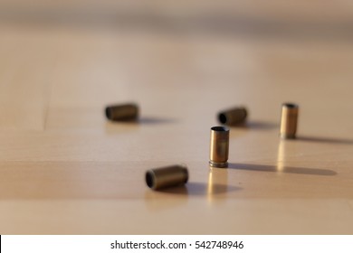 Empty Bullet Shells On The House Floor