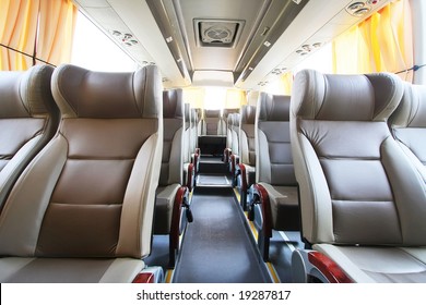 Empty Bus Interior