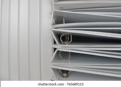 Empty Business Ring Binder