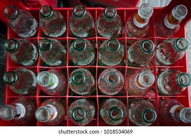 Empty buttles to reuse.