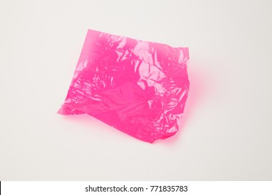 Empty, Candy Wrapper On The White Background