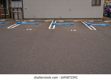 Empty Car Paid Parking Lot In Tokyo Japan For Traveller Driving Travel