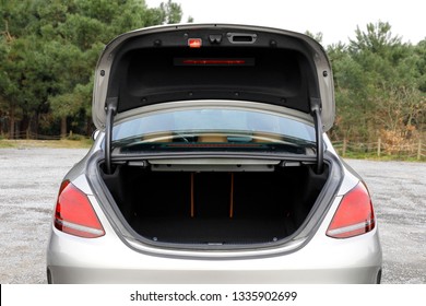 empty car trunk