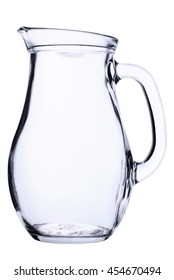 Empty Carafe On The Isolated White Background