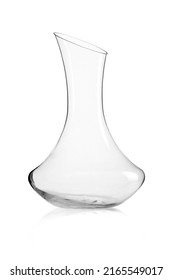 Empty carafe on a white background