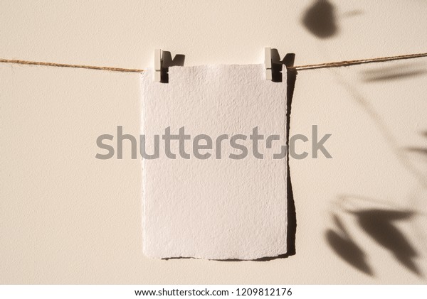 Download Empty Card Mockupwall Art Mockupprint Hanger Backgrounds Textures Stock Image 1209812176 Yellowimages Mockups