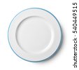 dinner plate isolated