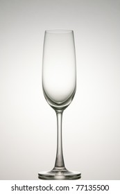 Empty Champagne Glass