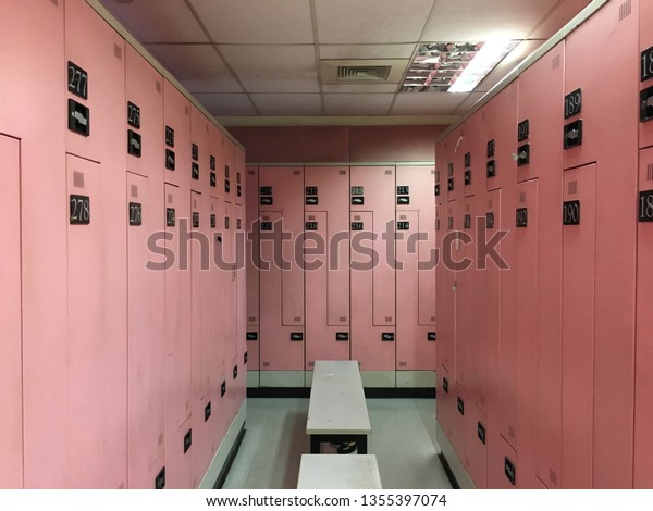 Empty Changing Room Locker Room Dressing Stock Photo Edit