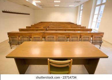 empty classroom - Shutterstock ID 23714734