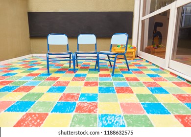 Empty Classroom In A Primary School Or Daycare