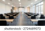 Empty Classroom Ready for Learning with Modern Office Training Space.