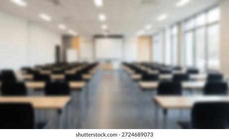 Empty Classroom Ready for Learning with Modern Office Training Space. - Powered by Shutterstock - Get 15% off with code: PIKWIZARD15