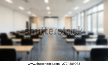 Empty Classroom Ready for Learning with Modern Office Training Space.