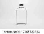 Empty Clear Glass Bottle for Whiskey, Vodka, Scotch, Cognac, Liquor, Ticture, Moonshine or Tequila Bottle.