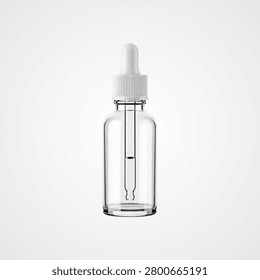 Empty clear plastic spray bottle with trigger mechanism