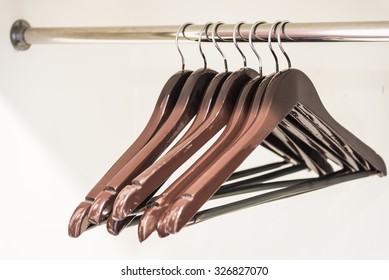 Empty clothes hanger