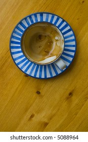 Empty coffee cup