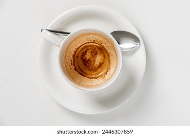 empty coffee cups on the white background - Powered by Shutterstock