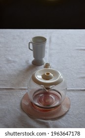 Empty Coffee Pot With A Cup