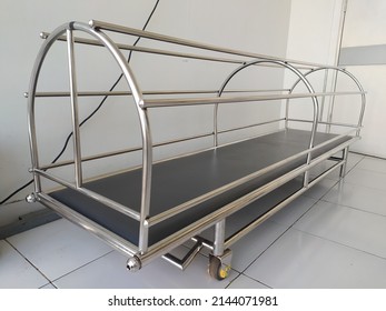 Empty Coffin Made Of Stainless