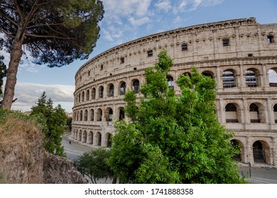 Empty Coliseum, Rome, During Covid 19