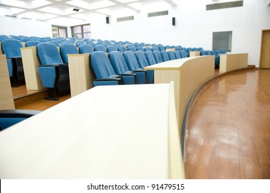 Empty College Lecture Hall In University