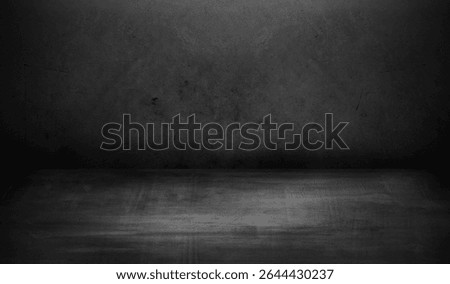 Empty concrete floor and wall