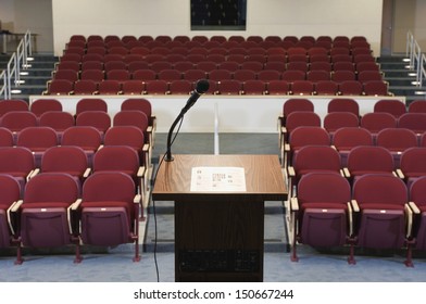 Empty Conference Auditorium