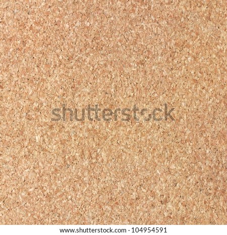 empty cork background.