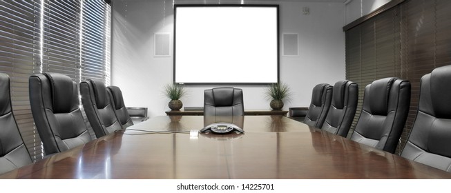 Empty Corporate Conference Room