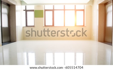 Empty Corridor Modern Hospital Building Stock Photo Edit