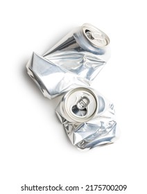 Empty Crumpled Can Isolated On White Stock Photo 2175700209 | Shutterstock