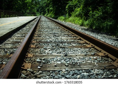 An Empty Cuyahoga Valley Scenic Railroad