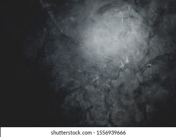 Empty Dark Grey Wall With Texture Good For Background