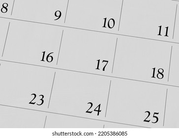 Empty Days On Calendar Waiting Be Stock Photo 2205386085 | Shutterstock